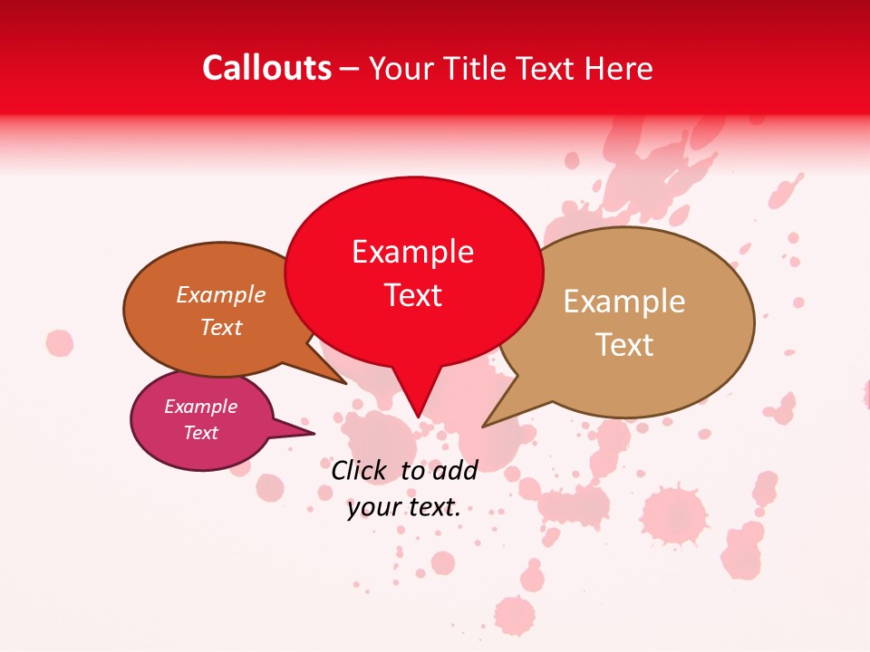 Drip Paint Texture PowerPoint Template