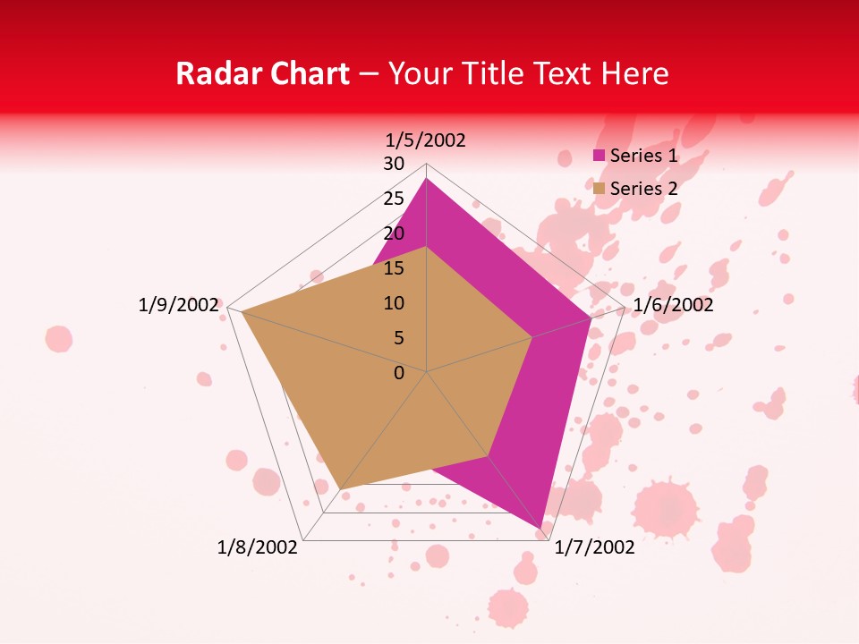 Drip Paint Texture PowerPoint Template