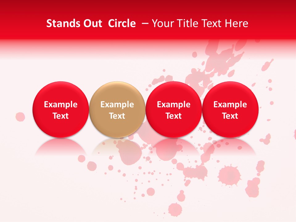 Drip Paint Texture PowerPoint Template