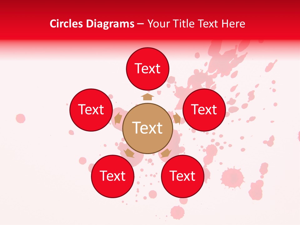 Drip Paint Texture PowerPoint Template