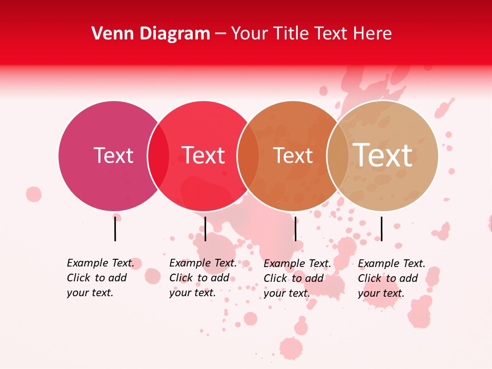 Drip Paint Texture PowerPoint Template