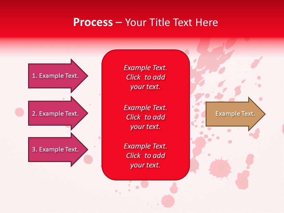 Drip Paint Texture PowerPoint Template