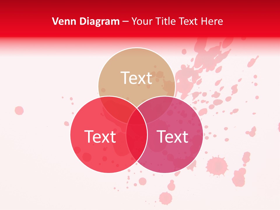 Drip Paint Texture PowerPoint Template