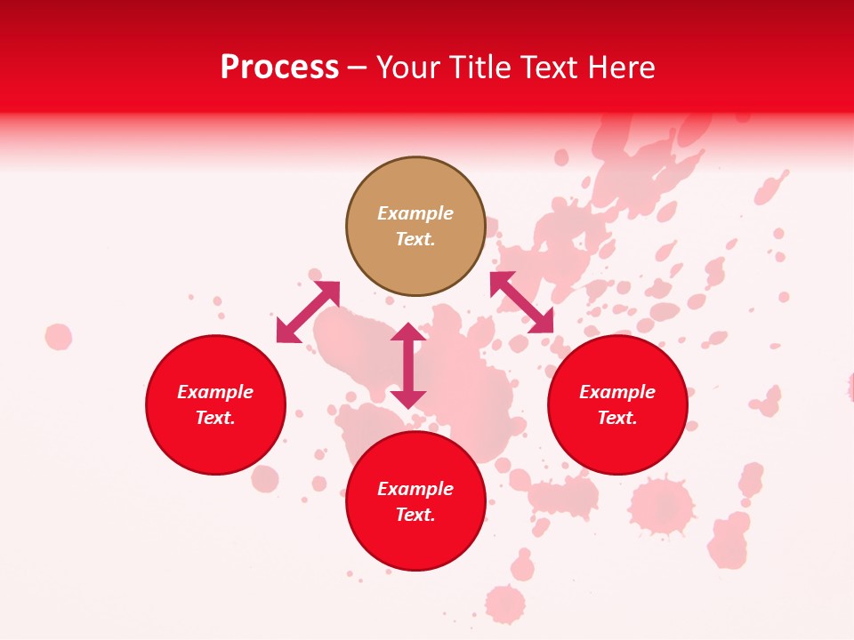 Drip Paint Texture PowerPoint Template