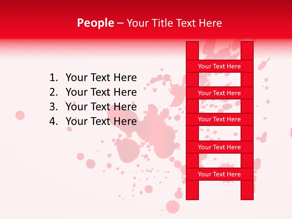 Drip Paint Texture PowerPoint Template