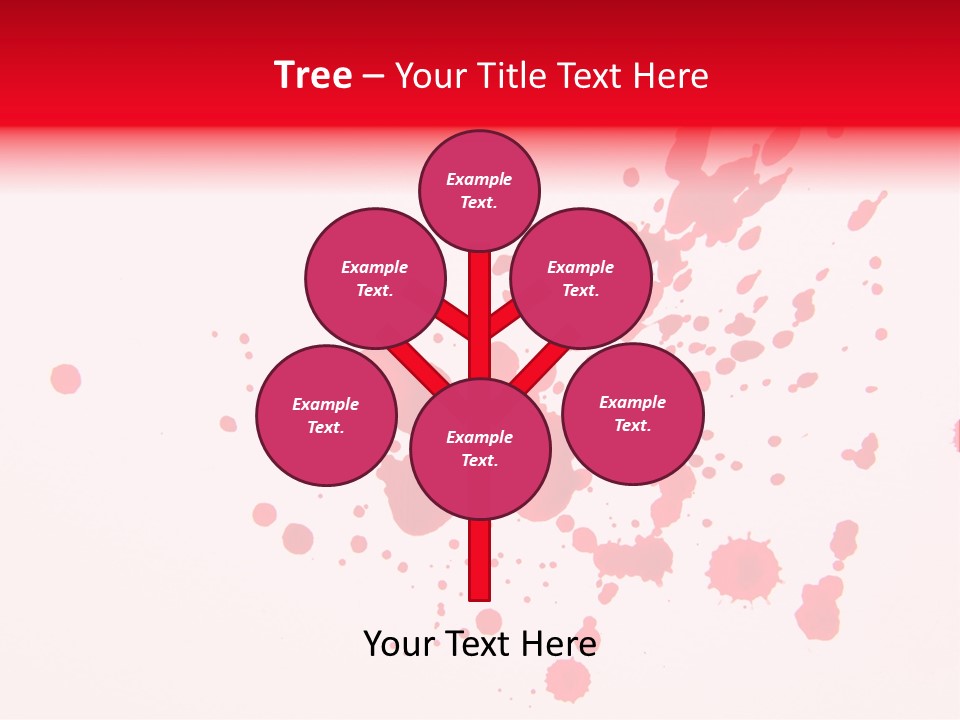 Drip Paint Texture PowerPoint Template