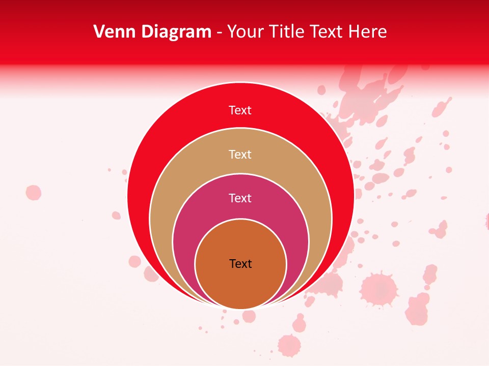 Drip Paint Texture PowerPoint Template