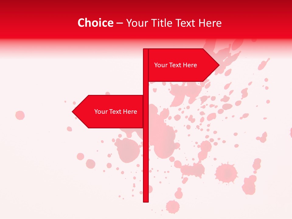 Drip Paint Texture PowerPoint Template