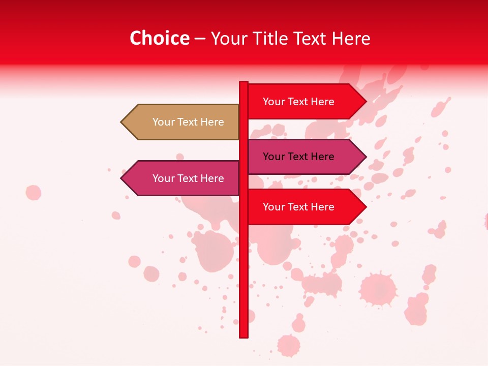 Drip Paint Texture PowerPoint Template