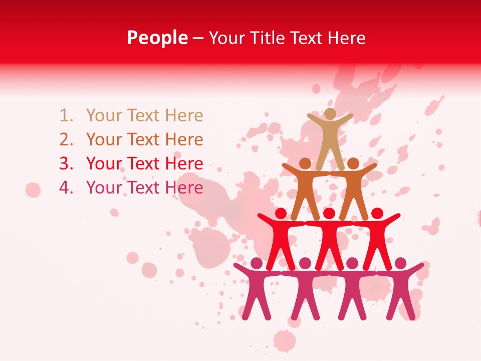 Drip Paint Texture PowerPoint Template