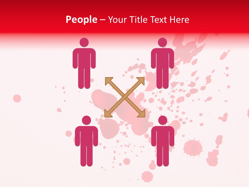 Drip Paint Texture PowerPoint Template