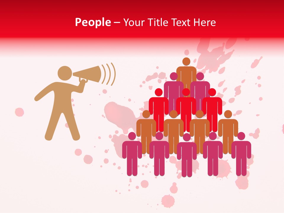 Drip Paint Texture PowerPoint Template