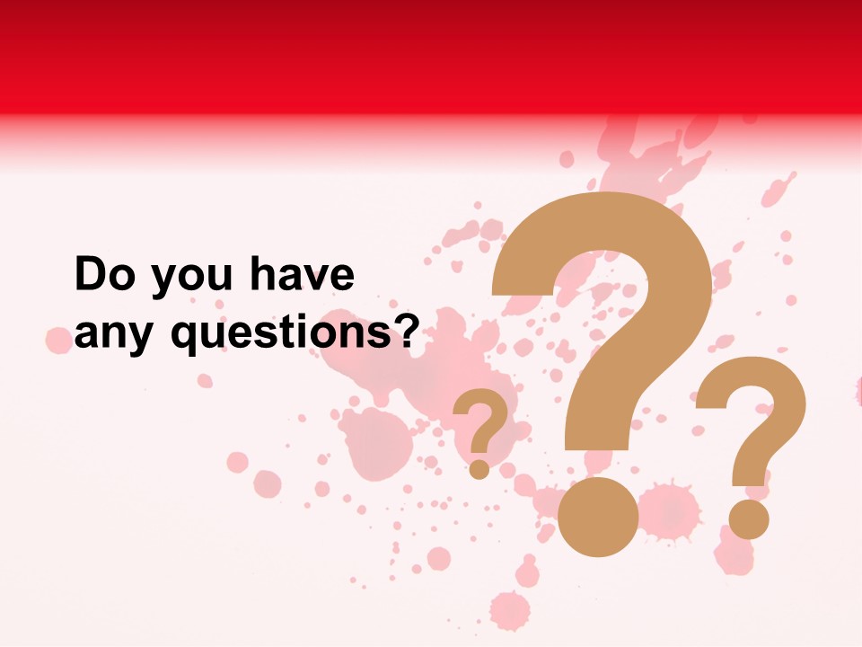 Drip Paint Texture PowerPoint Template