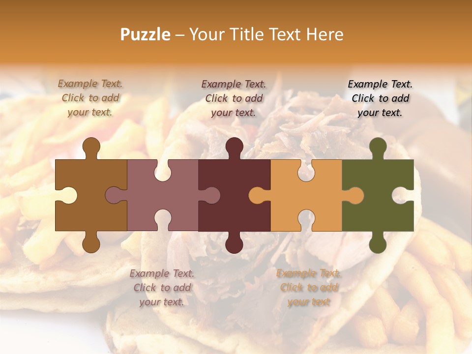 Bread Souvlaki Biting PowerPoint Template