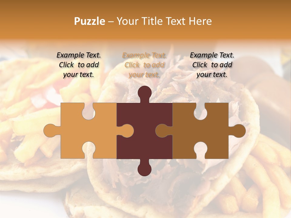 Bread Souvlaki Biting PowerPoint Template