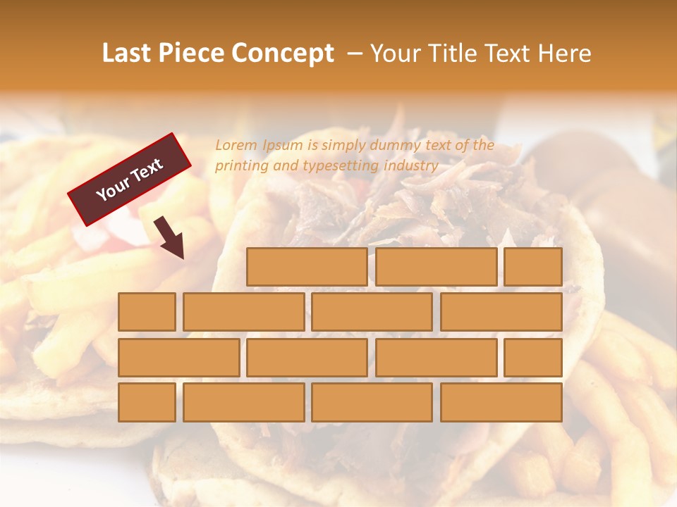 Bread Souvlaki Biting PowerPoint Template