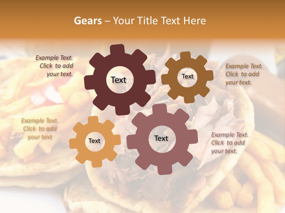 Bread Souvlaki Biting PowerPoint Template