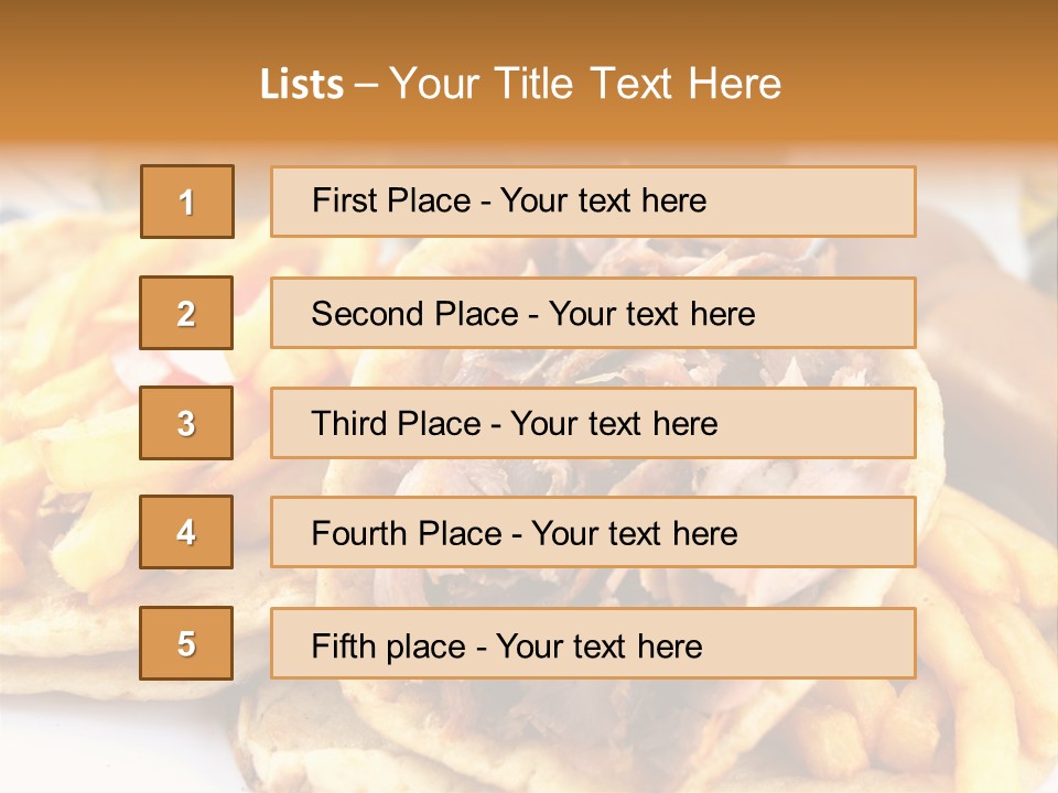 Bread Souvlaki Biting PowerPoint Template