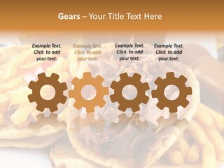 Bread Souvlaki Biting PowerPoint Template