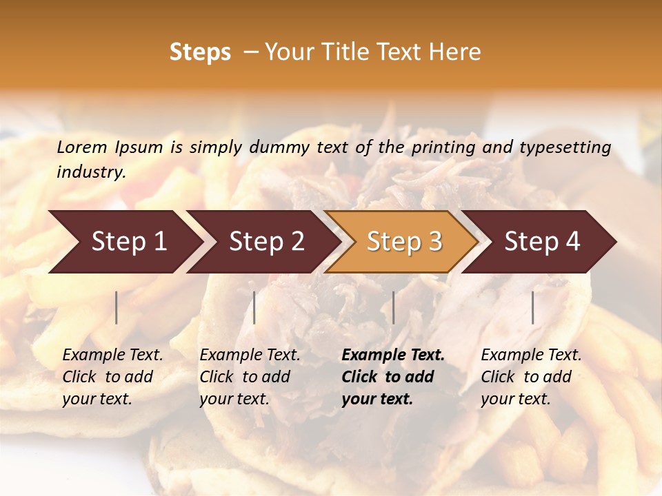 Bread Souvlaki Biting PowerPoint Template