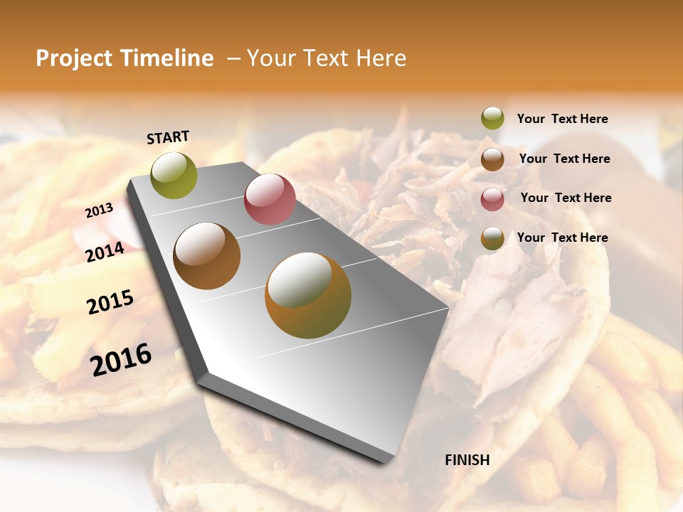 Bread Souvlaki Biting PowerPoint Template