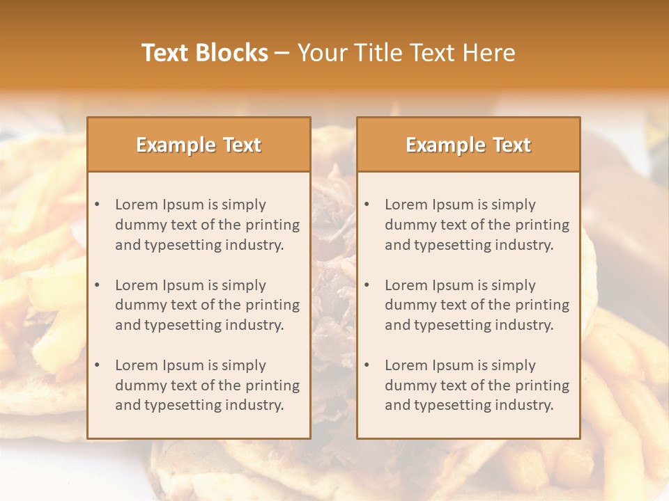Bread Souvlaki Biting PowerPoint Template