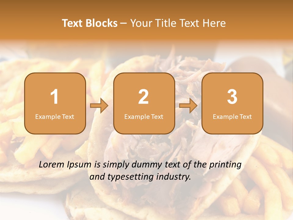 Bread Souvlaki Biting PowerPoint Template