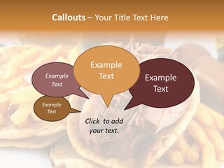 Bread Souvlaki Biting PowerPoint Template