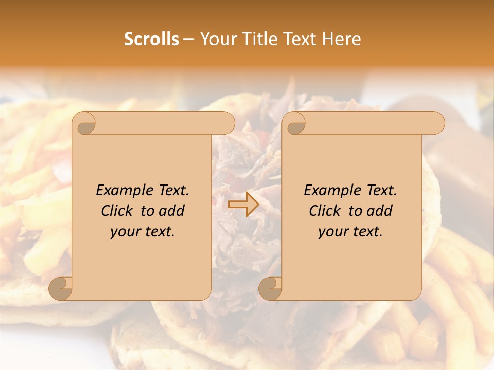 Bread Souvlaki Biting PowerPoint Template