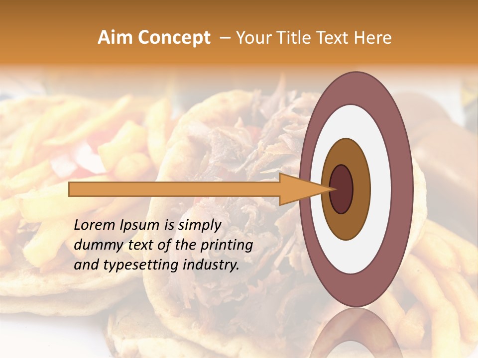 Bread Souvlaki Biting PowerPoint Template