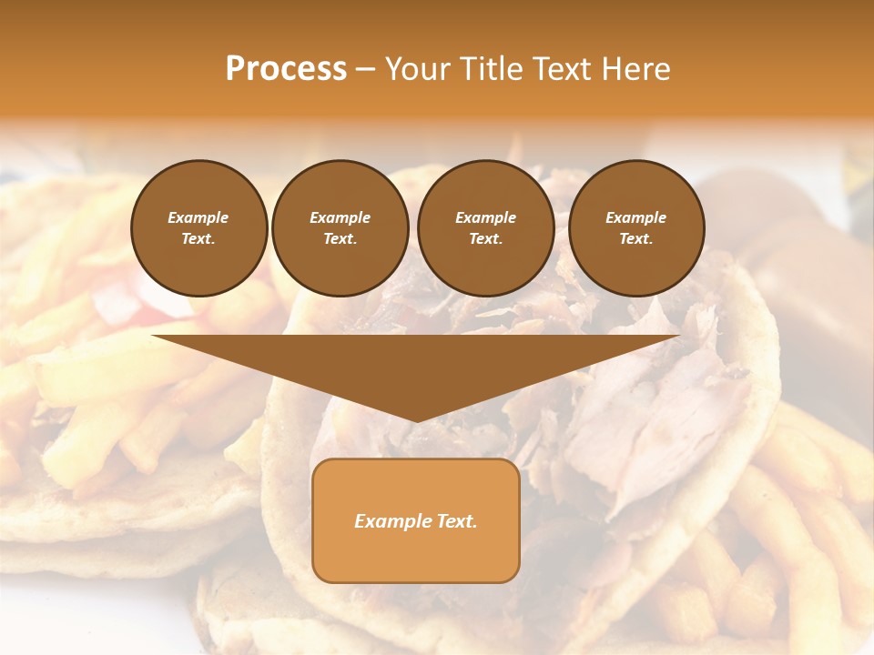 Bread Souvlaki Biting PowerPoint Template