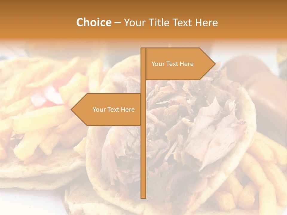 Bread Souvlaki Biting PowerPoint Template
