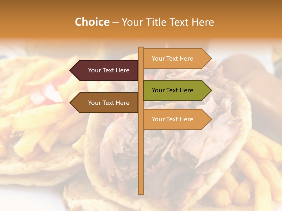 Bread Souvlaki Biting PowerPoint Template