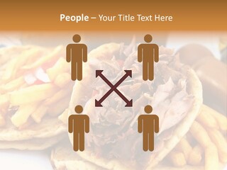 Bread Souvlaki Biting PowerPoint Template