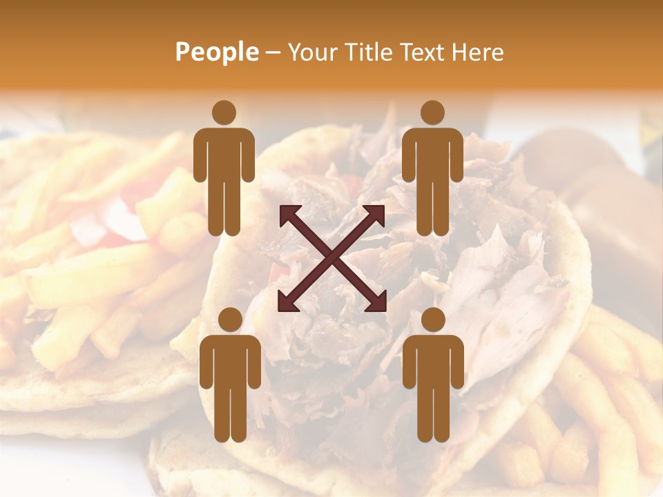 Bread Souvlaki Biting PowerPoint Template