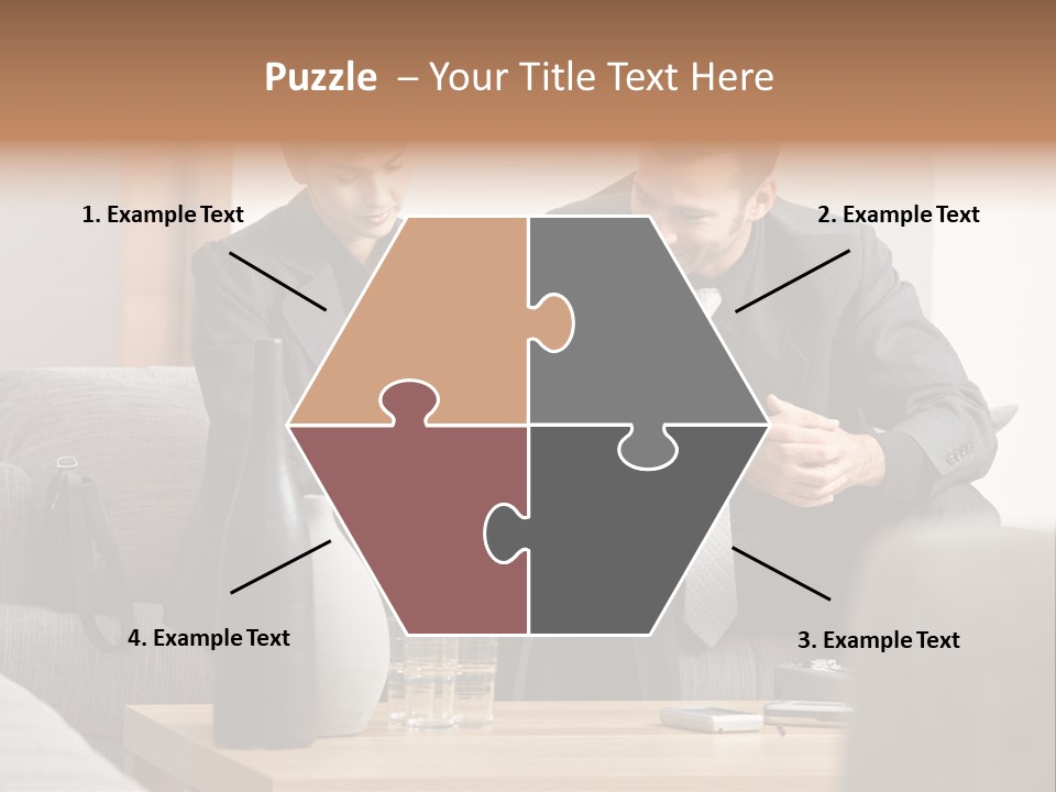 Casual Consultant Office PowerPoint Template