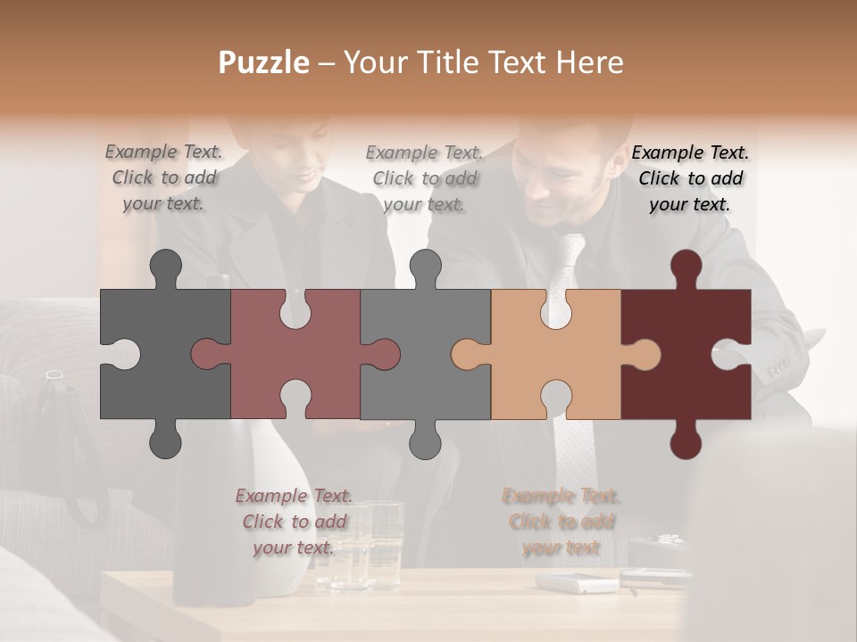 Casual Consultant Office PowerPoint Template
