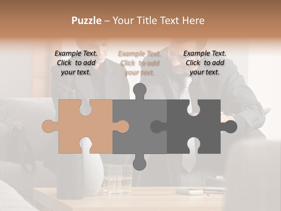 Casual Consultant Office PowerPoint Template
