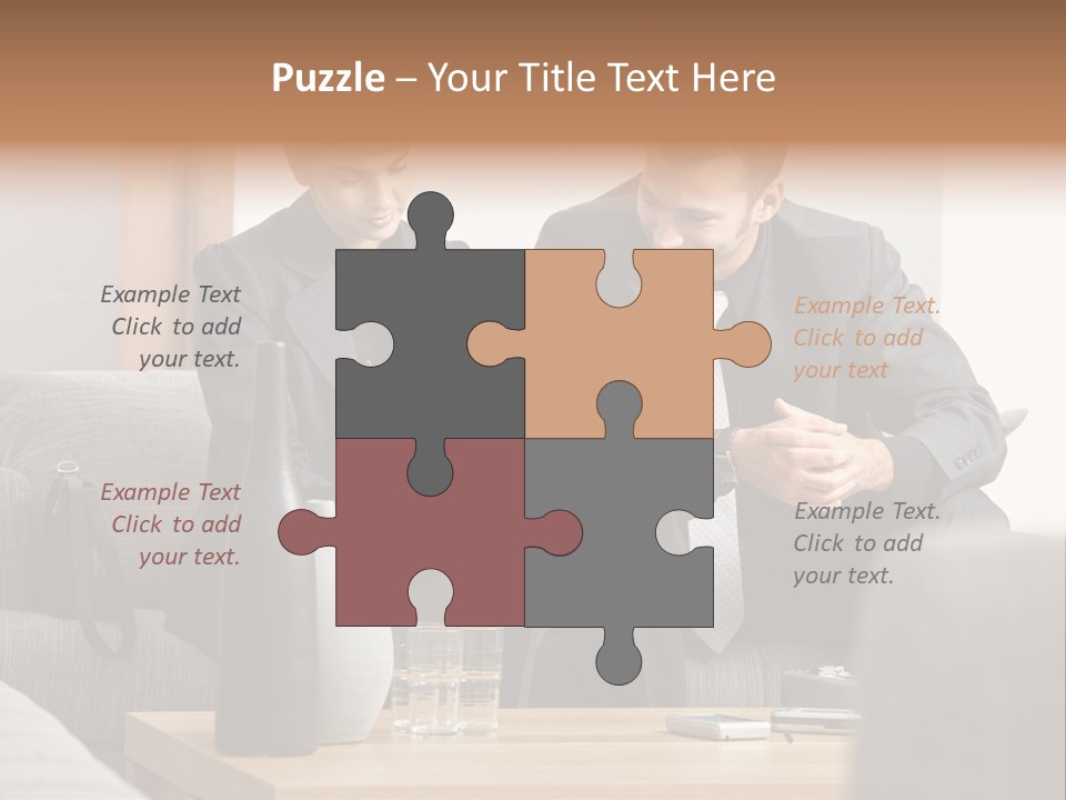 Casual Consultant Office PowerPoint Template