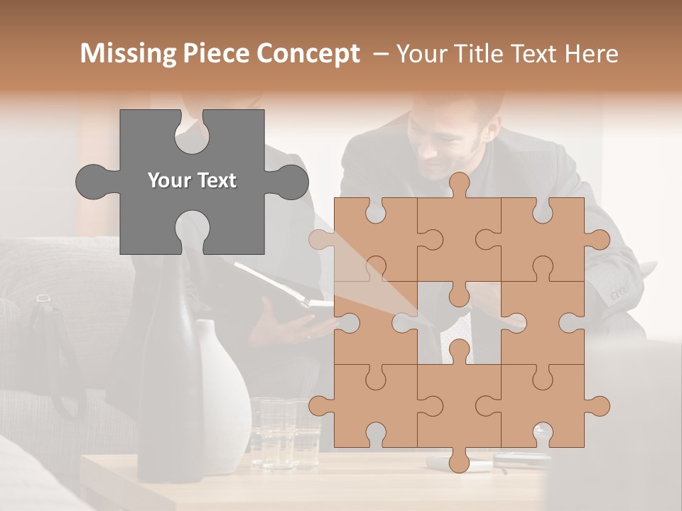 Casual Consultant Office PowerPoint Template