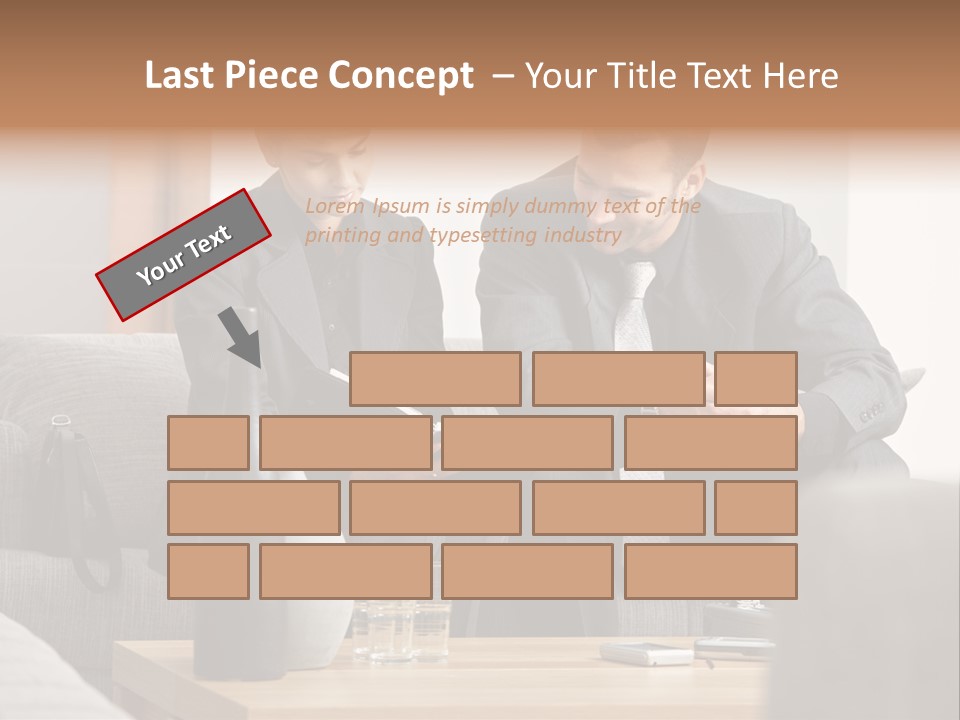 Casual Consultant Office PowerPoint Template