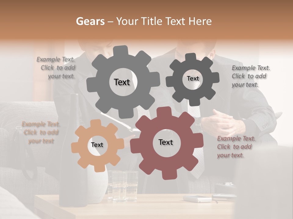 Casual Consultant Office PowerPoint Template