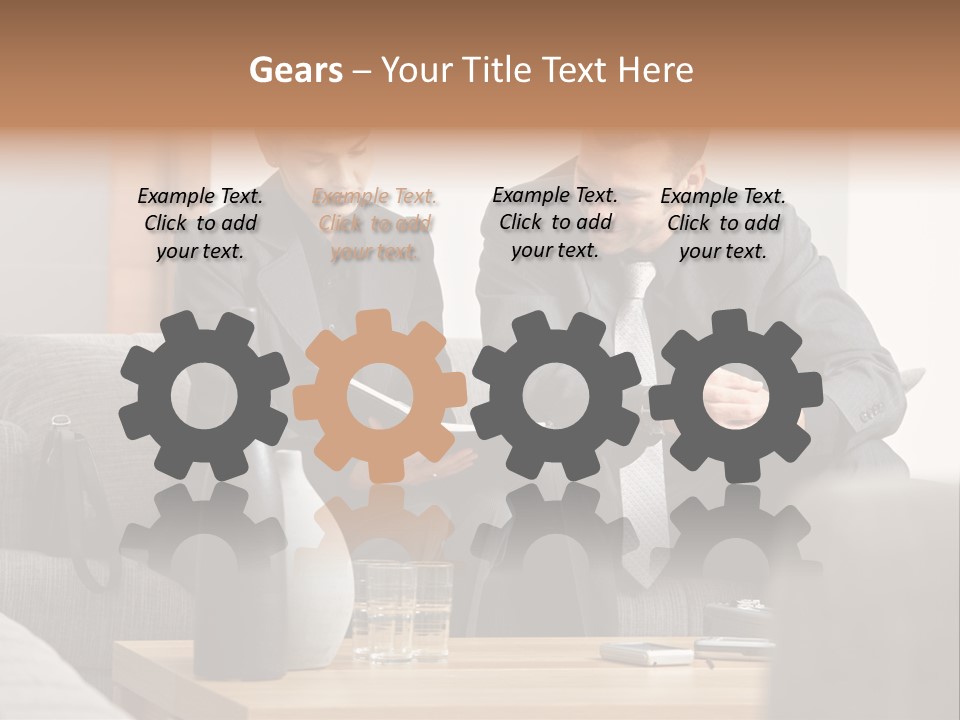 Casual Consultant Office PowerPoint Template