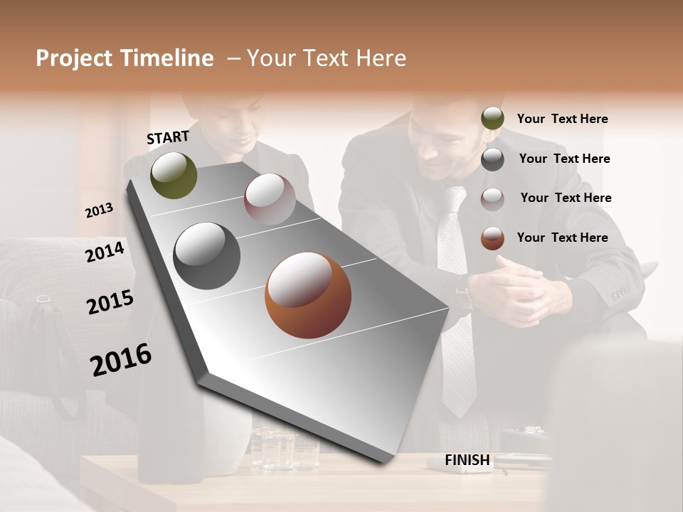 Casual Consultant Office PowerPoint Template