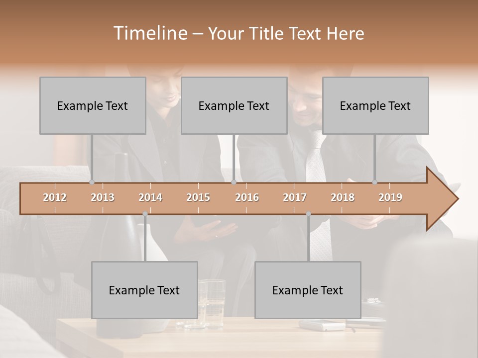 Casual Consultant Office PowerPoint Template