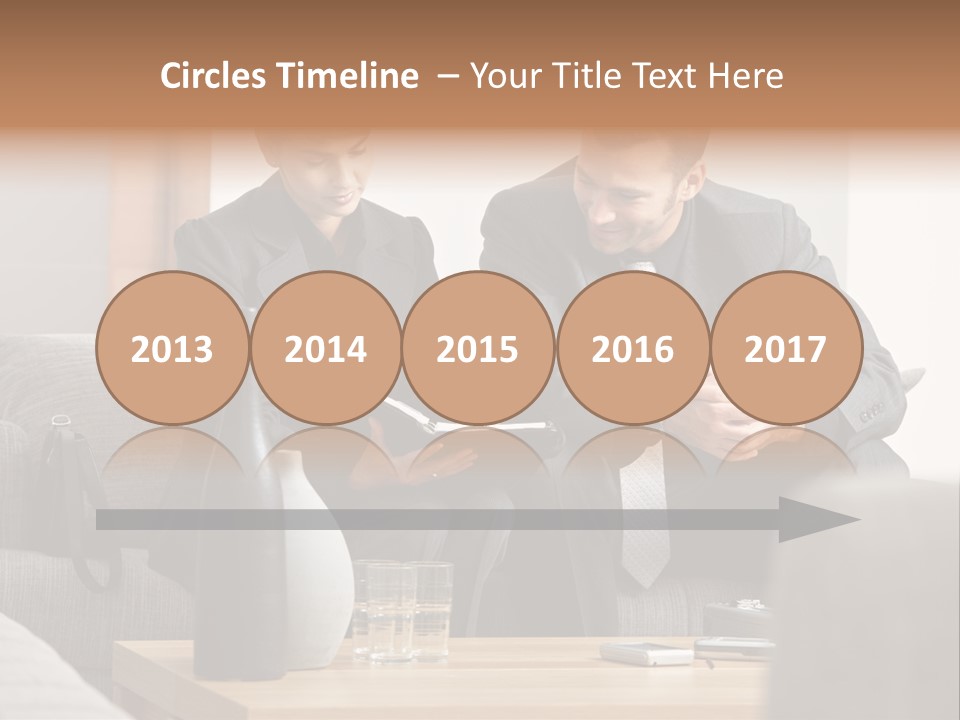 Casual Consultant Office PowerPoint Template