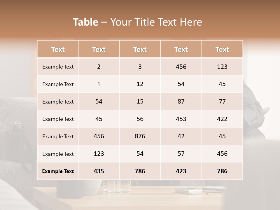 Casual Consultant Office PowerPoint Template