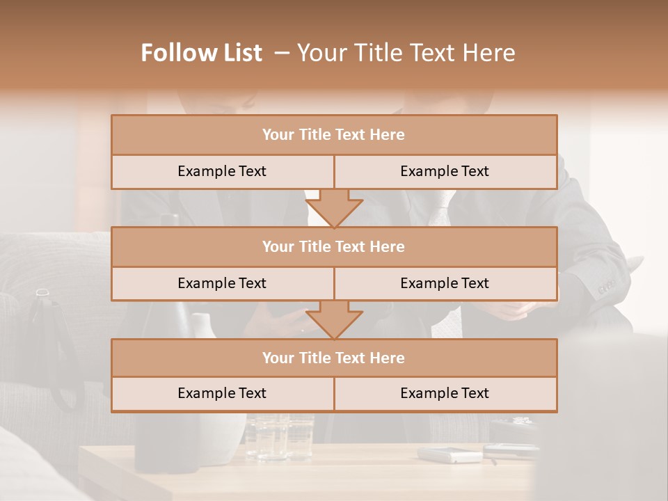 Casual Consultant Office PowerPoint Template