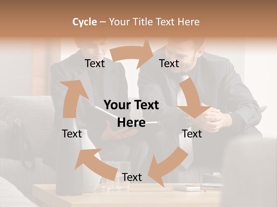Casual Consultant Office PowerPoint Template
