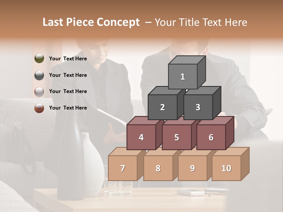 Casual Consultant Office PowerPoint Template